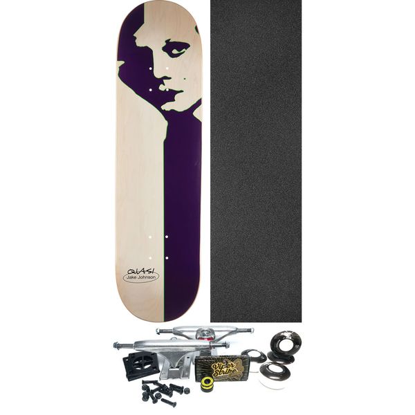 Quasi Skateboards Jake Johnson Milan Skateboard Deck - 8.37" x 32.25" - Complete Skateboard Bundle
